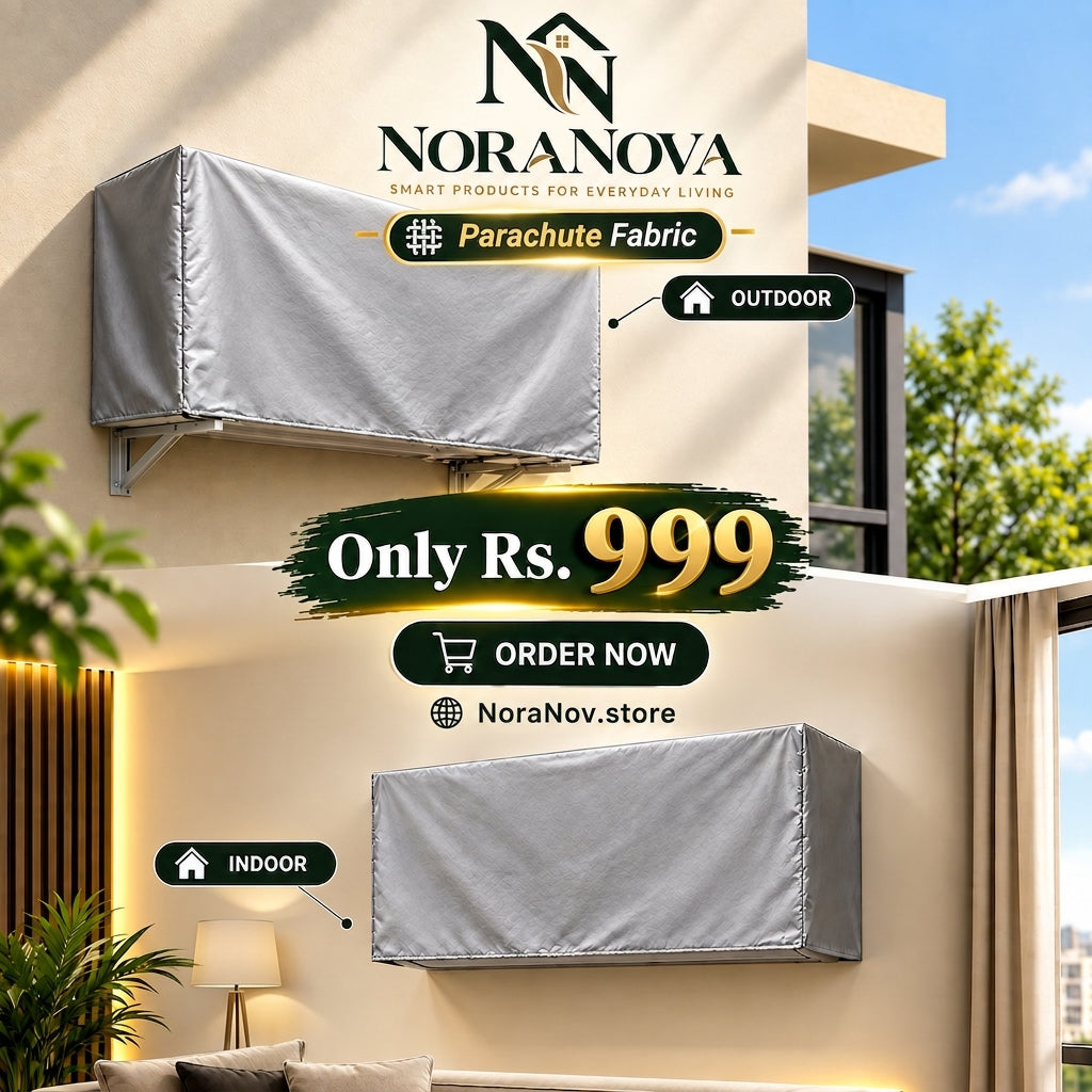 Premium Parachute AC Indoor & Outdoor Cover - Dustproof & WaterProof 100%