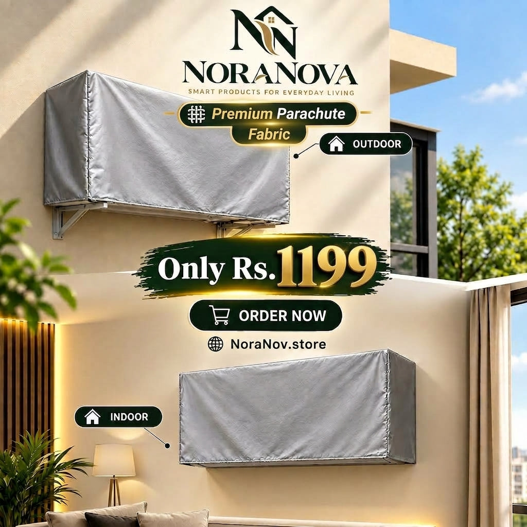 Premium Quality Parachute AC Indoor & Outdoor Cover - Dustproof & WaterProof 100%
